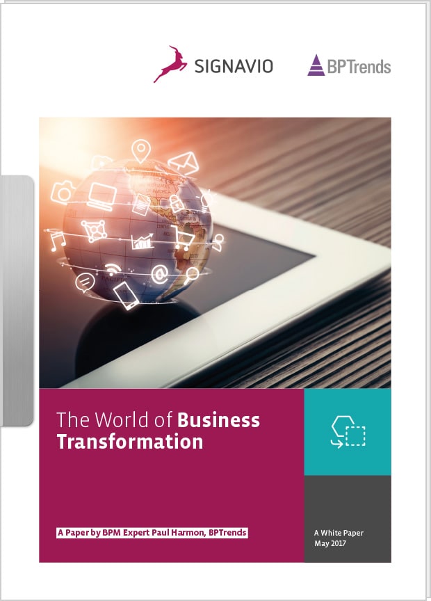 the world of business transformation whitepaper preview image