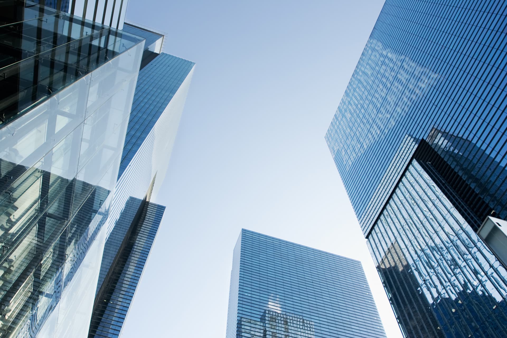 Digitalisierung der Banken - Wolkenkratzer