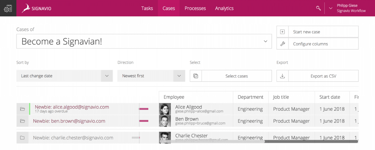 Message Task Signavio How To Do Onboarding Right, First Time, Every Time - SAP Signavio