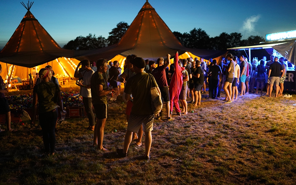 Code Camp 2018 - tent party picture