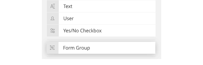 Form builder control