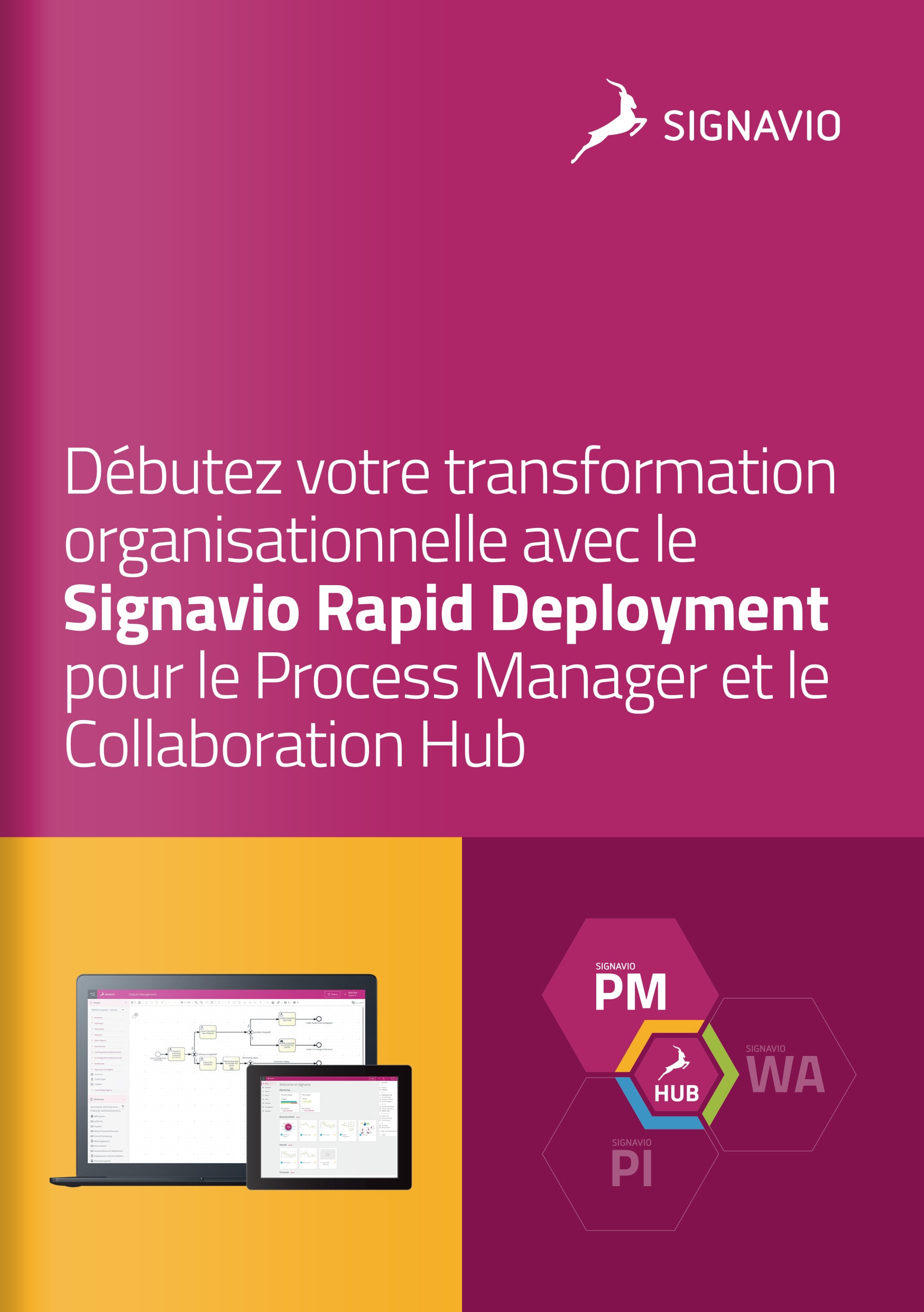 Débutez votre transformation organisationnelle avec le déploiement rapide de Signavio pour le Process Manager et le Collaboration Hub