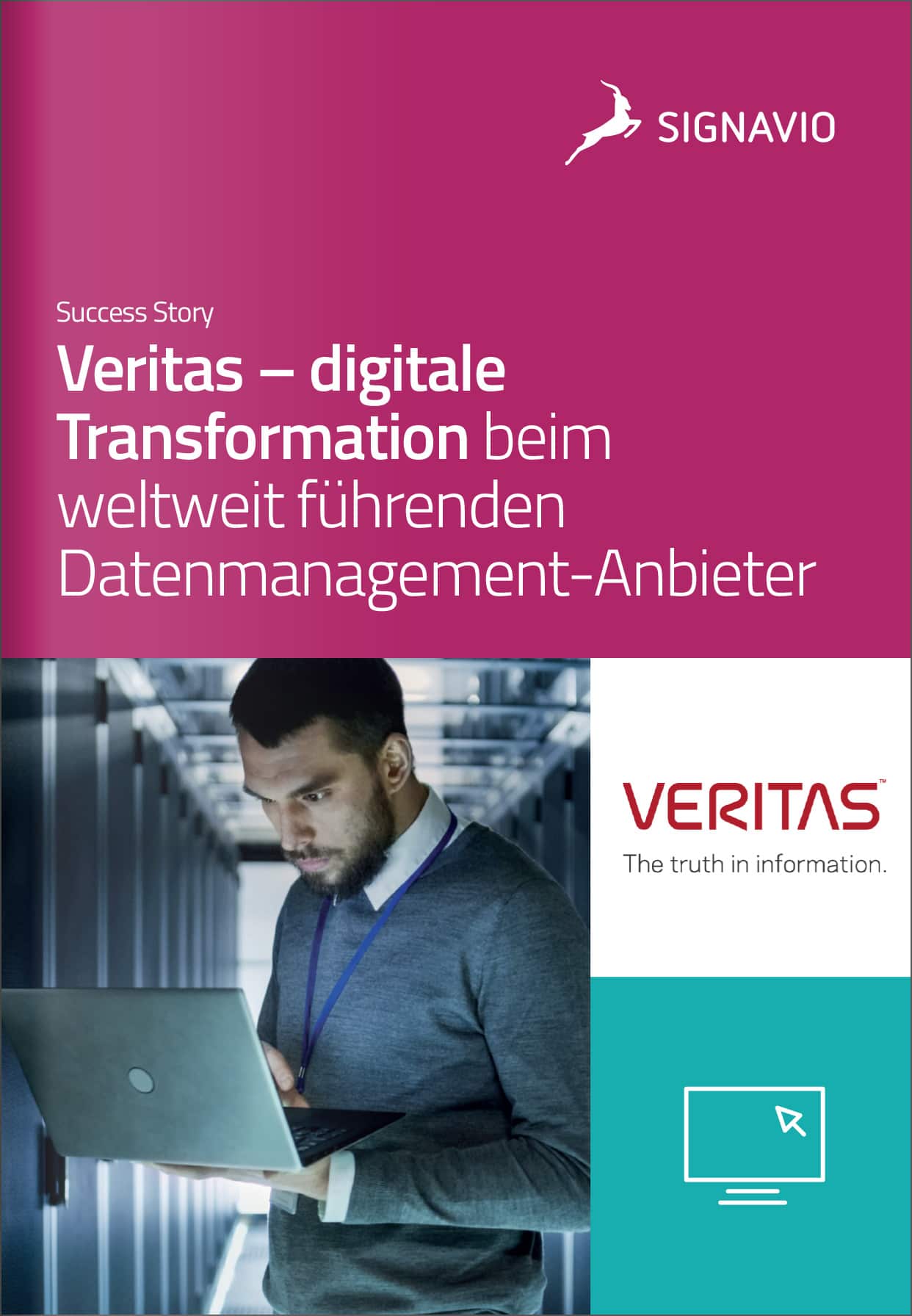 Titelbild der Success Story Veritas Deutsch