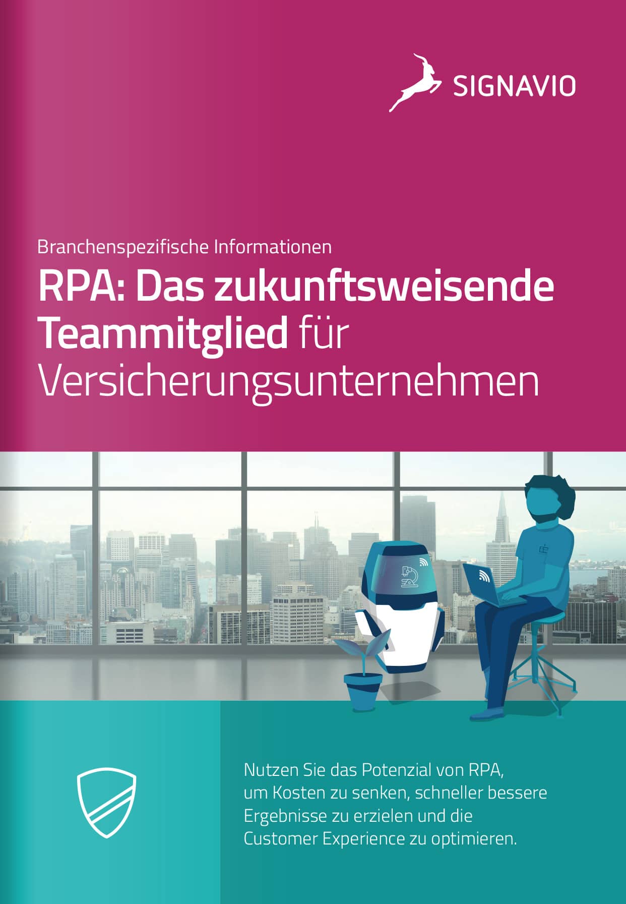 Branchenspezifische信息RPA: Das zukunftsweisende Teammitglied für Versicherungsunternehmen_Titelbild