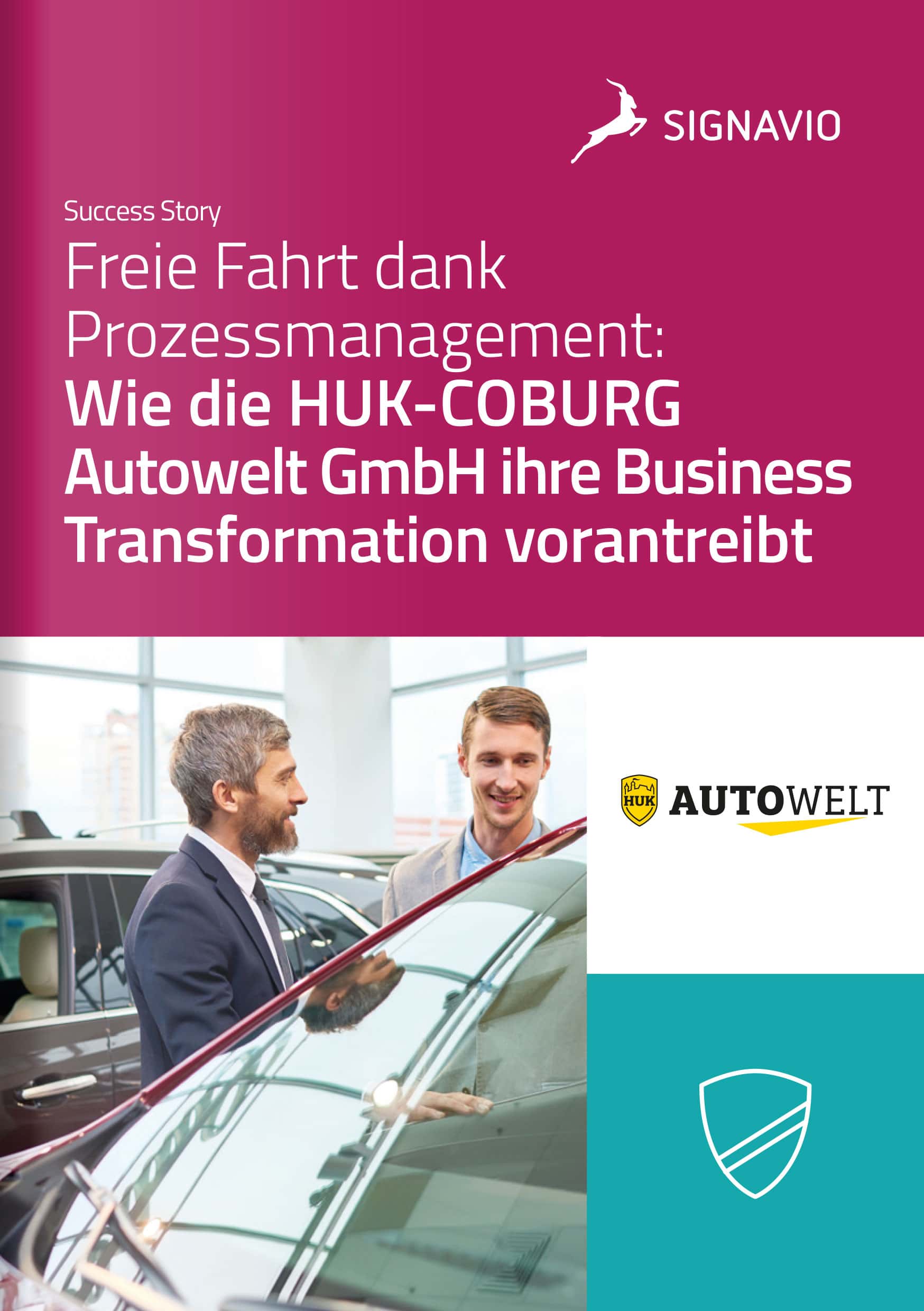 Titelbild成功故事HUK-COBURG Autowelt auf Deutsch