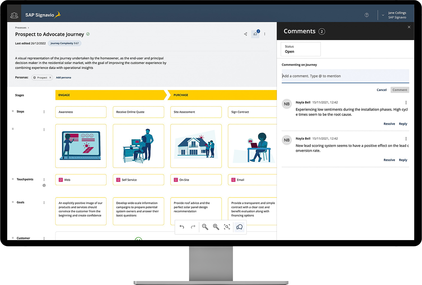 SAP Signavio JourneytoProcess Analytics Connect experience and