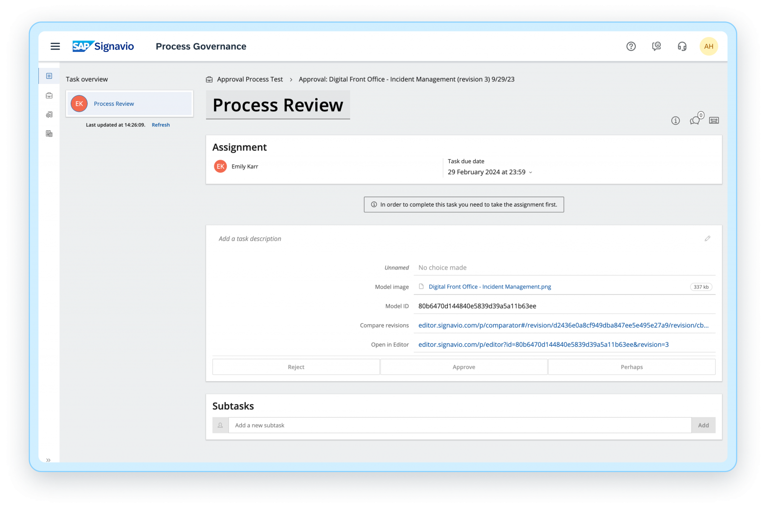 SAP Signavio Process Governance