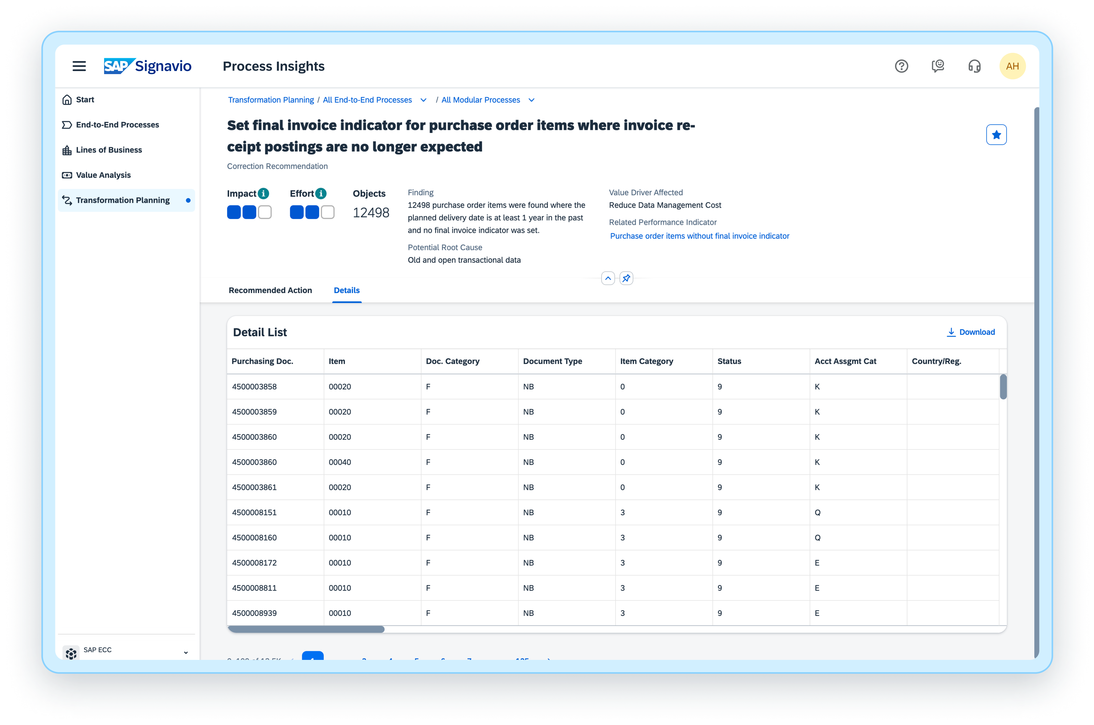 Process Insights - Narrow your focus