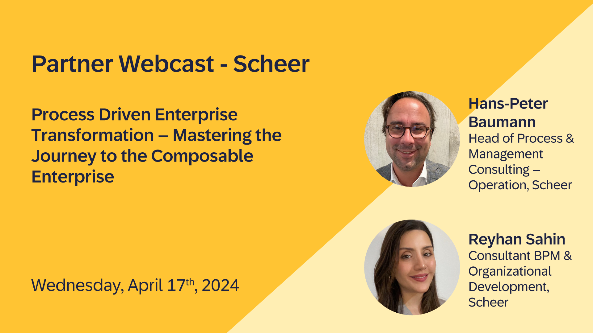 Partner Webcast - Scheer