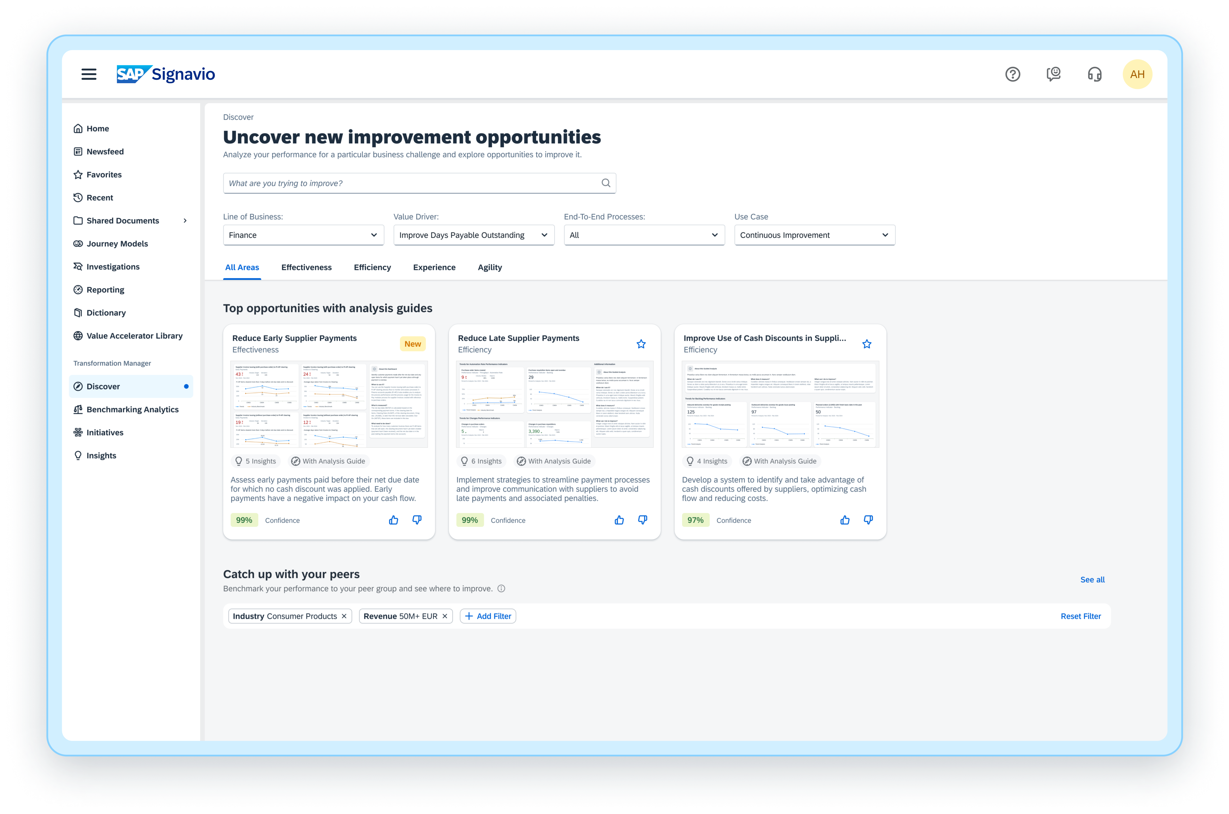 SAP Signavio Process Transformation Manager