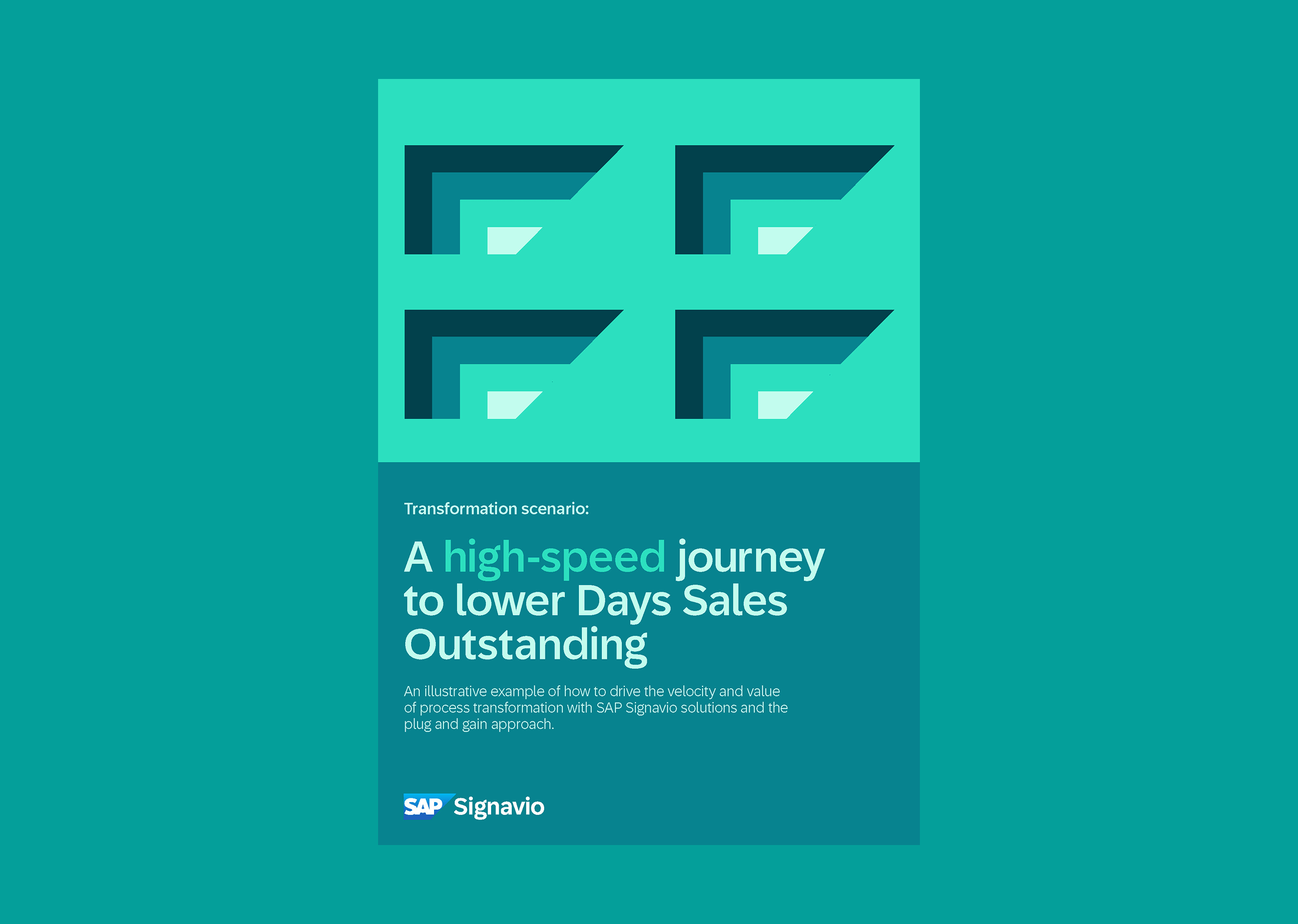 Transformation scenario: A high-speed journey to lower days sales outstanding with the plug and gain approach