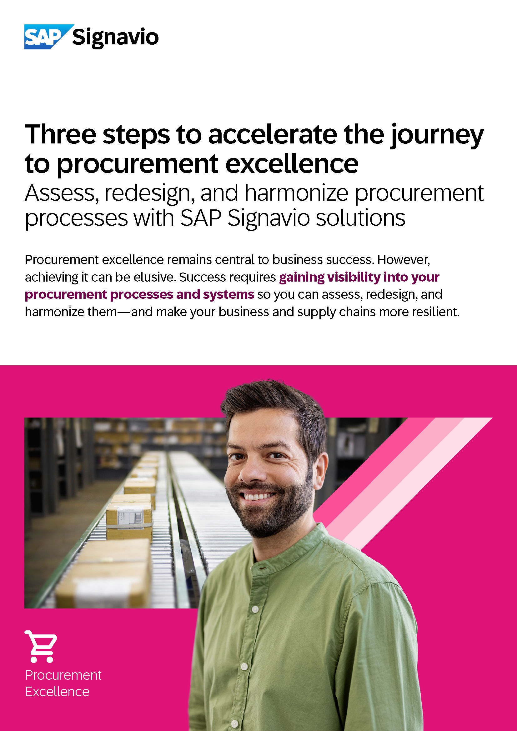 Procurement Excellence Three Steps Image