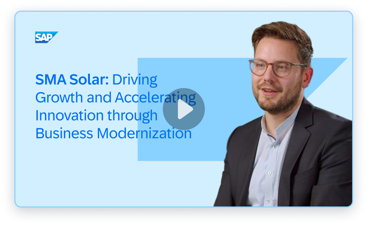 Customer Story - SMA Solar_ Driving Growth and Accelerating Innovation through Business Modernization