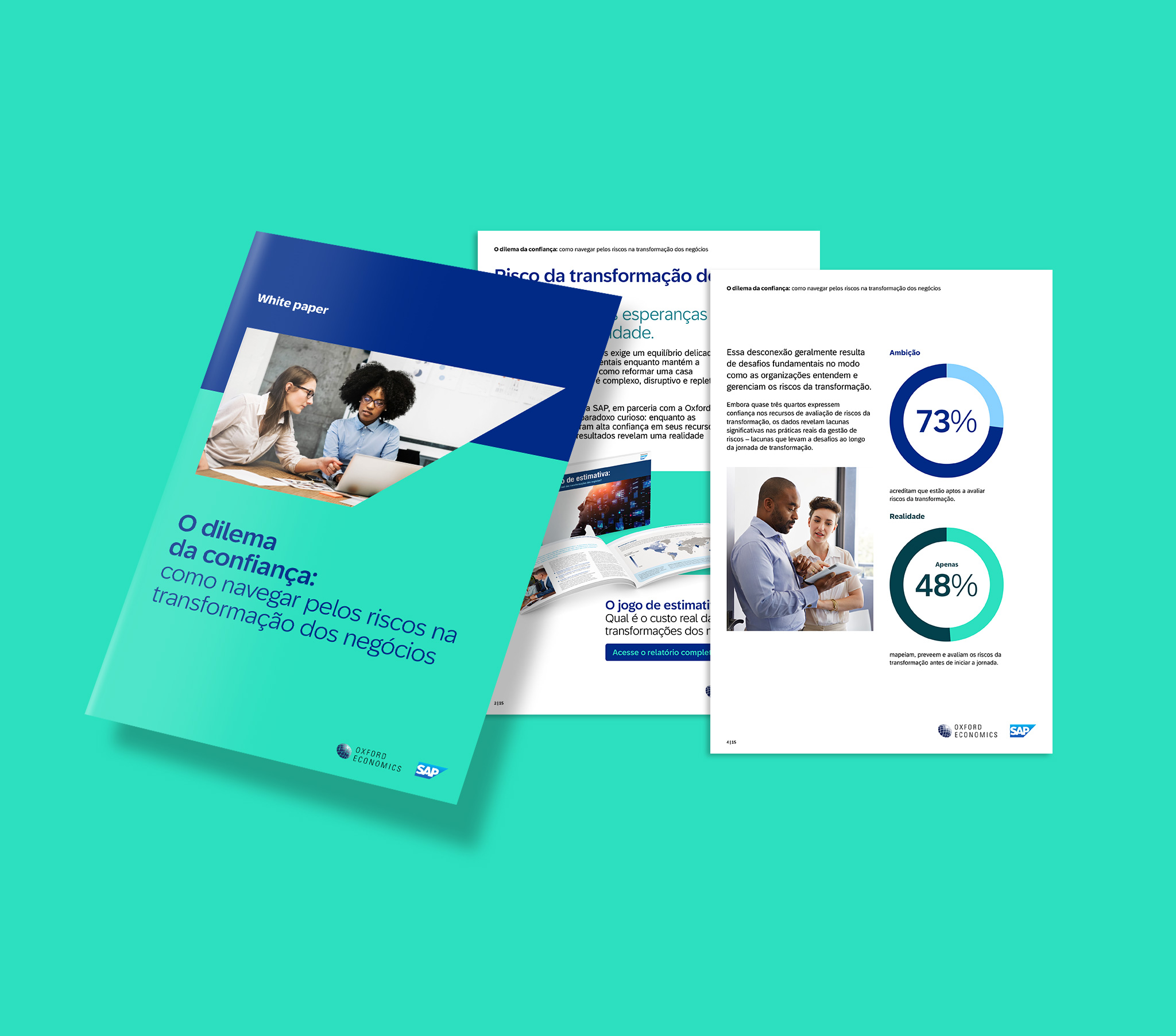 Obtenha o guia: Como navegar pelos riscos da gestão da transformação dos negócios